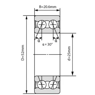 Tehnički crtež 3205 A ZZ TN9/MT33
